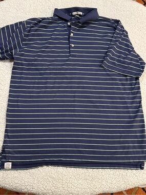 Peter Millar Polo, striped, men’s XXL